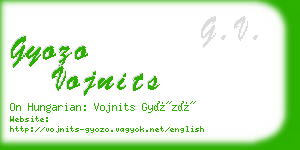 gyozo vojnits business card